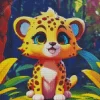 Baby Cheetah Diamond Painting