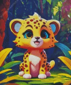 Baby Cheetah Diamond Painting