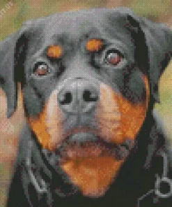 Baby Rottweiler Diamond Painting