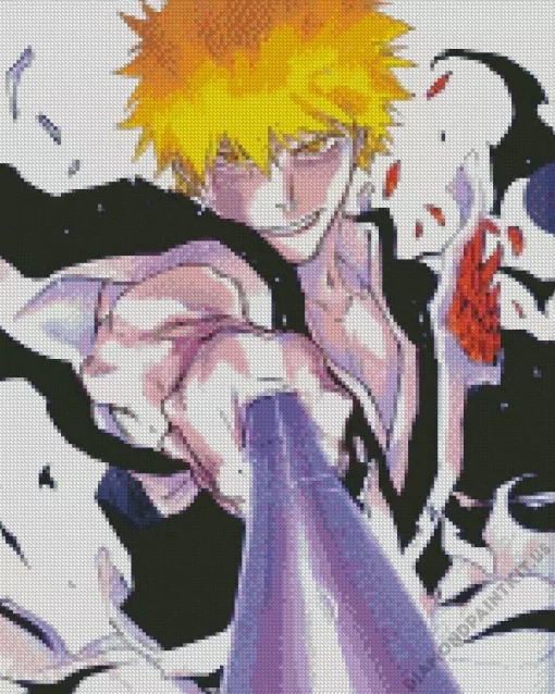 Bleach Anime Ichigo Kurosaki Diamond Painting