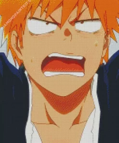 Bleach Ichigo Mad Diamond Painting