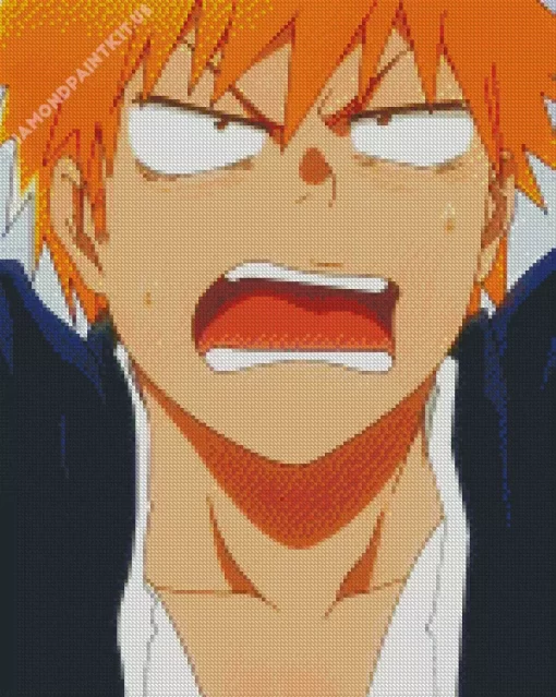 Bleach Ichigo Mad Diamond Painting