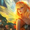 Blond Fairy Diamond Painting