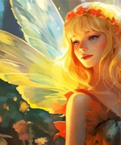 Blond Fairy Diamond Painting