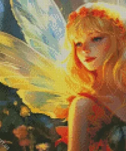 Blond Fairy Diamond Painting