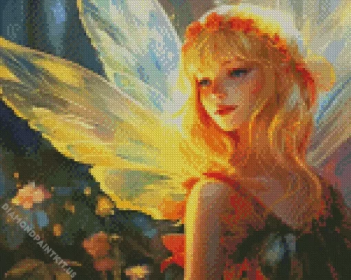 Blond Fairy Diamond Painting