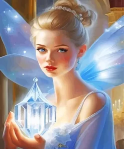 Blond Fairy Woman Diamond Painting