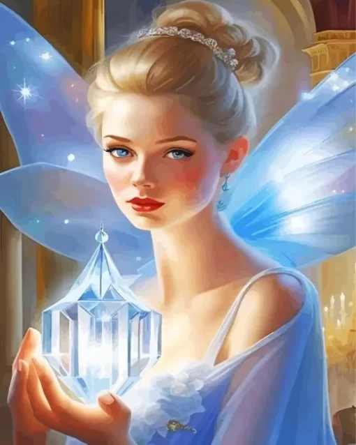 Blond Fairy Woman Diamond Painting