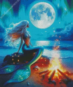 Blond Mermaid Diamond Painting