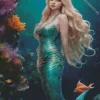 Blond Mermaid Underwater Diamond Painting