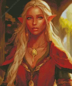 Blonde ELF Diamond Painting