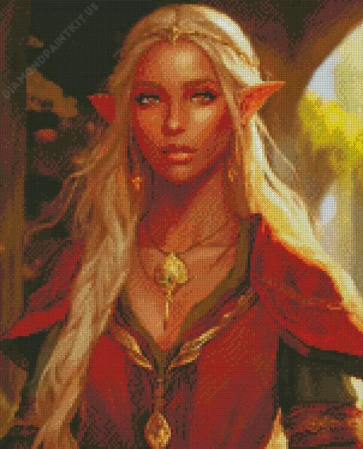 Blonde ELF Diamond Painting