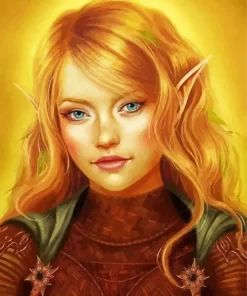 Blonde ELF Girl Diamond Painting