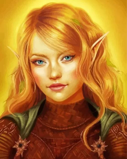 Blonde ELF Girl Diamond Painting