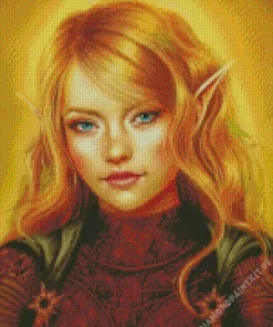 Blonde ELF Girl Diamond Painting