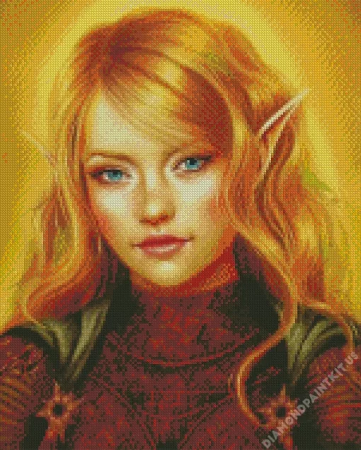 Blonde ELF Girl Diamond Painting