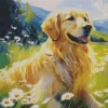 Blonde Labrador Diamond Painting