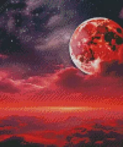 Blood Moon Diamond Painting