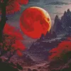 Blood Moon Art Diamond Painting