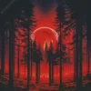 Blood Moon Forest Diamond Painting