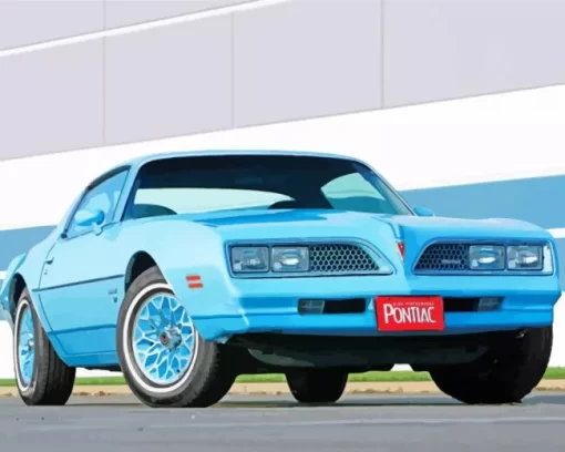 Blue 1977 Trans AM Diamond Painting