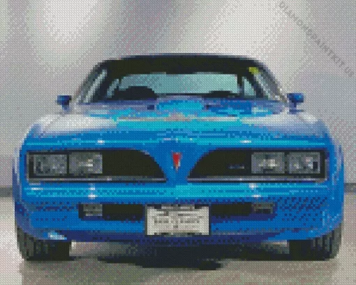 Blue 1978 Trans AM Diamond Painting