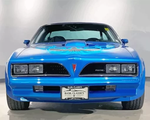 Blue 1978 Trans AM Diamond Painting