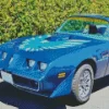 Blue 1979 Firebird Diamond Painting