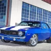 Blue 69 Camaro SS Diamond Painting