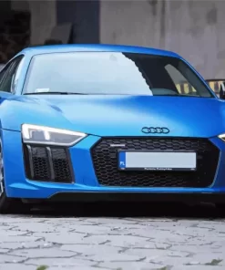 Blue Audi I8 Diamond Painting