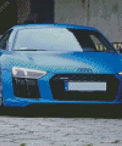 Blue Audi I8 Diamond Painting