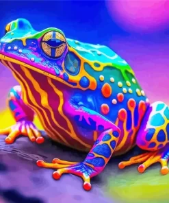 Colorful Frog Art Diamond Painting