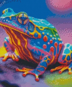 Colorful Frog Art Diamond Painting