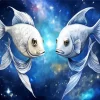 Cool Silver Galaxy Fish Diamond Painting