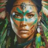 Cool Tribal Face Art Diamond Painting