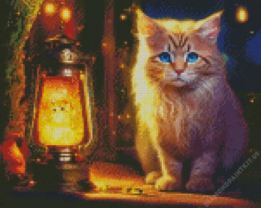 Cute Fantasy Cat Diamond Painting