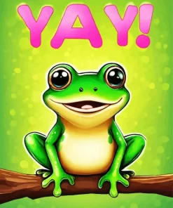 Cute Frog Diamond Painting