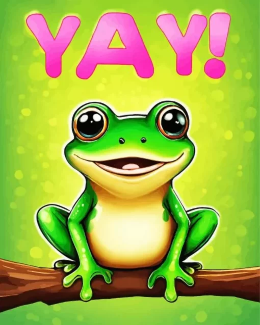 Cute Frog Diamond Painting