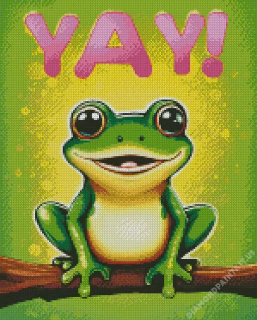 Cute Frog Diamond Painting