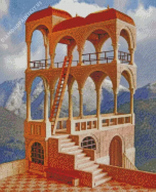 Escher Belvedere Diamond Painting