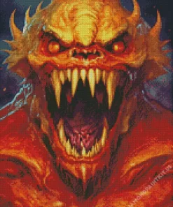 Evil Monster Diamond Painting