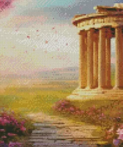 Fantastic Greek Temple Of Aphrodite Diamond Painting