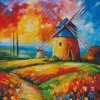 Farm Windmill Art Diamond Painting