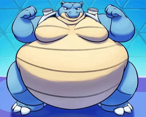 Fat Blastoise Pokemon Diamond Painting