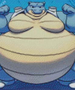 Fat Blastoise Pokemon Diamond Painting