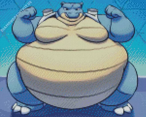 Fat Blastoise Pokemon Diamond Painting