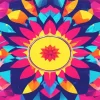 Floral Mandala Art Diamond Painting