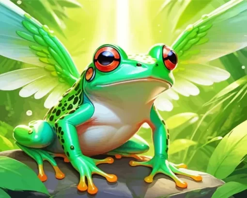 Frog Wings Diamond Painting