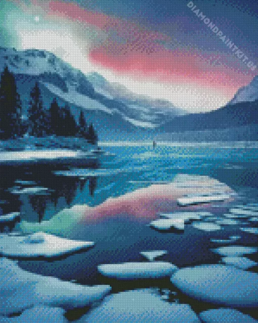 Frozen Lake Art Diamond Painting