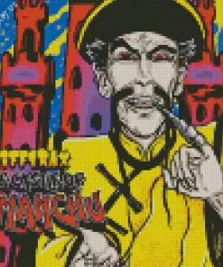 Fu Manchu Cartoon Diamond Painting